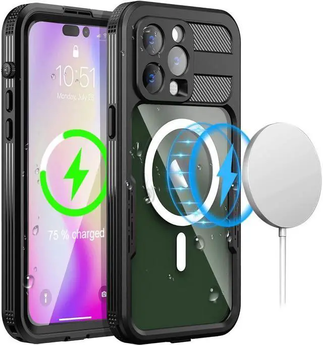 Main image of BONAEVER For iPhone 14 Pro 6.1 inch Waterproof Case with Built-in Screen Protector Shockproof Rugged Underwater Protective Cover for iPhone 14 Pro 6.1"