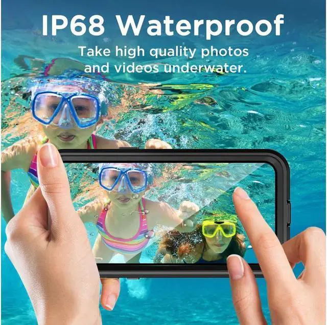 Alt view image 3 of 7 - BONAEVER Waterproof Case for iPhone 14 Pro Max 6.7 inch Compatible with MagSafe Snowproof Shockproof Protection Fully Sealed Underwater Cover