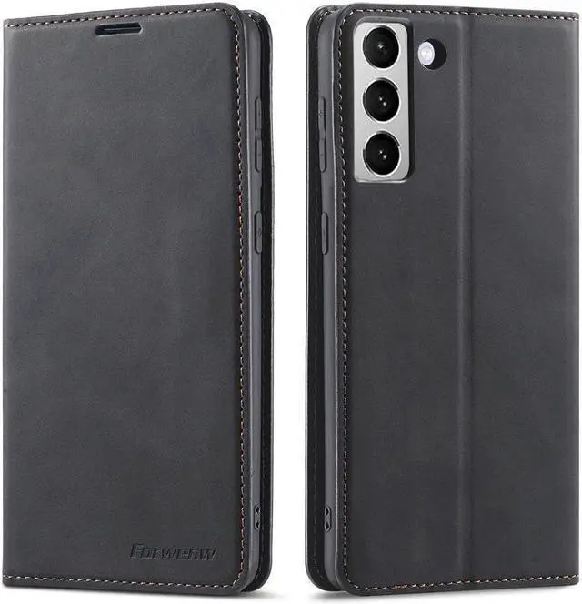Main image of BONAEVER For Samsung Galaxy S23 5G Case Premium PU Leather Cover with Card Holder Stand andidden Magnetic Shockproof Flip Wallet Case for Galaxy S23 5G 6.1 inch