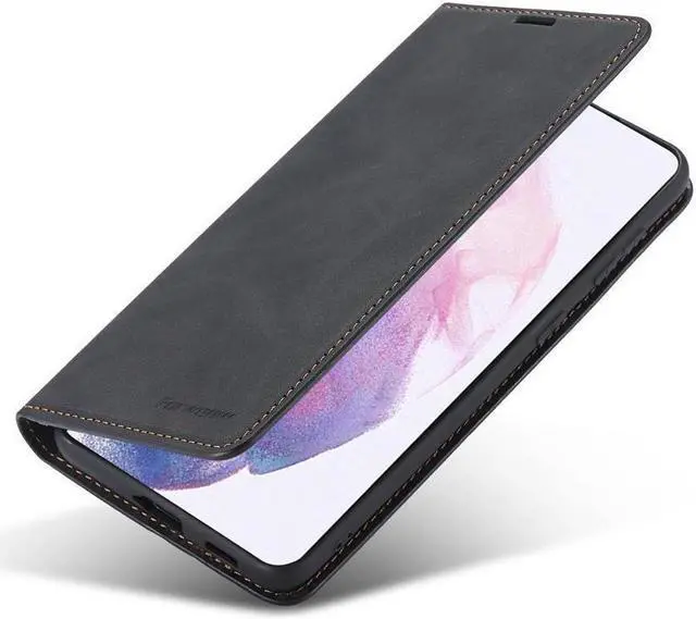 Alt view image 3 of 7 - BONAEVER For Samsung Galaxy S23 5G Case Premium PU Leather Cover with Card Holder Stand andidden Magnetic Shockproof Flip Wallet Case for Galaxy S23 5G 6.1 inch