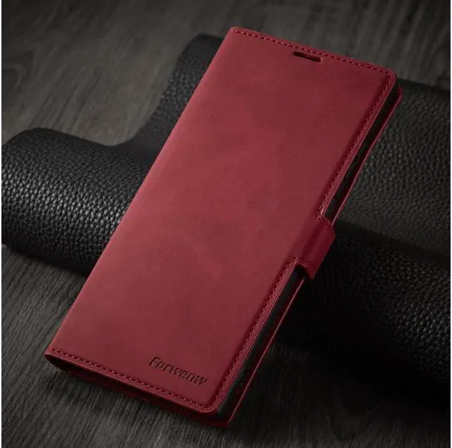 Alt view image 6 of 7 - BONAEVER For Samsung Galaxy S23 Ultra 5G Case PU Leather Cover with Card Holder Stand Magnetic Shockproof Flip Wallet Case for Galaxy S23 Ultra 5G 6.8 inch 2023