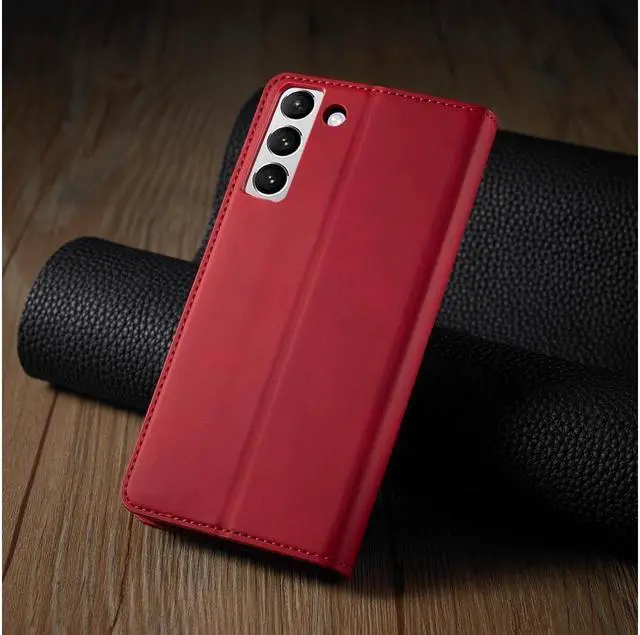 Alt view image 6 of 7 - BONAEVER For Samsung Galaxy A54 5G Case Premium PU Leather Cover with Card Holder Stand andidden Magnetic Shockproof Flip Wallet Case For Galaxy A54 5G 6.4 inch 2022