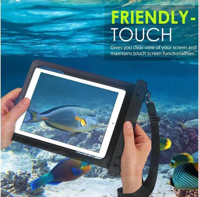 Alt view image 2 of 7 - BONAEVER Waterproof Case Pouch Dry Bag for iPad Mini 6 iPad 9 iPad 9.7 6/5/4/3/2 iPad Pro 9.7 iPad Air 5 10.9/3/2 Samsung Tab S4/ S3/ S2/Tab A 9.7 Galaxy Note 8 Tab E 9.6