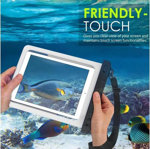 Alt view image 2 of 7 - BONAEVER Waterproof Case Pouch Dry Bag for iPad Mini 6 iPad 9 iPad 9.7 6/5/4/3/2 iPad Pro 9.7 iPad Air 5 10.9/3/2 Samsung Tab S4/ S3/ S2/Tab A 9.7 Galaxy Note 8 Tab E 9.6