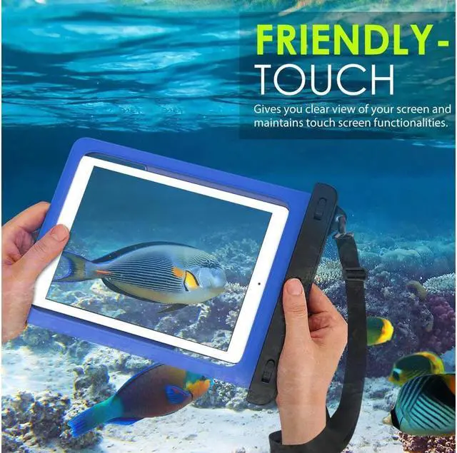 Alt view image 2 of 7 - BONAEVER Waterproof Case Pouch Dry Bag for iPad Mini 6 iPad 9 iPad 9.7 6/5/4/3/2 iPad Pro 9.7 iPad Air 5 10.9/3/2 Samsung Tab S4/ S3/ S2/Tab A 9.7 Galaxy Note 8 Tab E 9.6