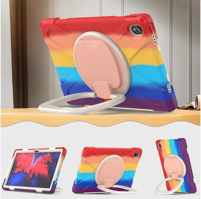 Alt view image 2 of 7 - BONAEVER Case for Lenovo Tab P11 Plus / P11 11 inch 2022 2021 2020 Model TB-J606F / TB-J606X / TB-J616F / TB-J607F with Stand and Strap Shoulder Strap Shockproof Protective Cover