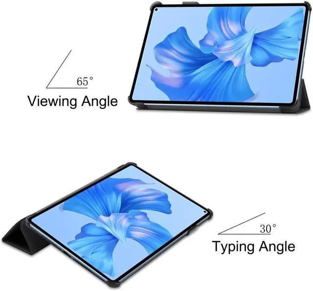 Alt view image 3 of 7 - BONAEVER Huawei MatePad Pro 11 inch 2022 Case Slim Stand andard Back Shell Protective Smart Cover with Universal Stylus Pen