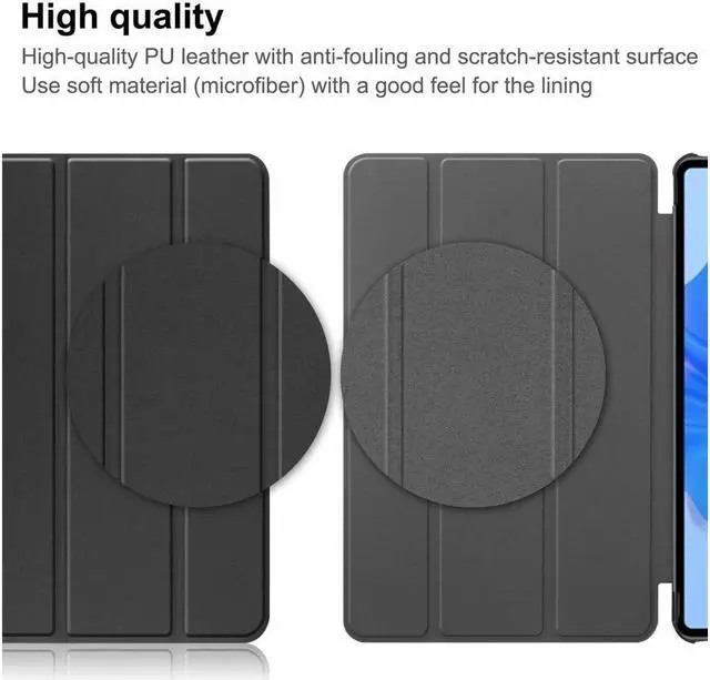 Alt view image 6 of 7 - BONAEVER Huawei MatePad Pro 11 inch 2022 Case Slim Stand andard Back Shell Protective Smart Cover with Universal Stylus Pen