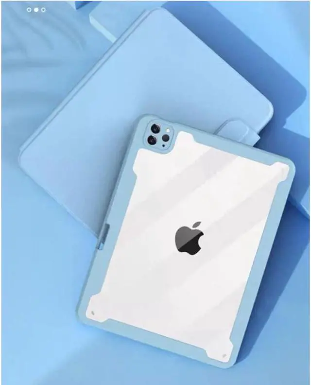 Alt view image 7 of 7 - BONAEVER Keyboard Case for iPad Air 11 Inch M3 M2 2025 2024, iPad Air 5 2022 / Air 4 10.9 inch 2020 / iPad Pro 11 2021 2020 2018 with Touchpad Keyboard & Pencil Holder Clear Back Cover