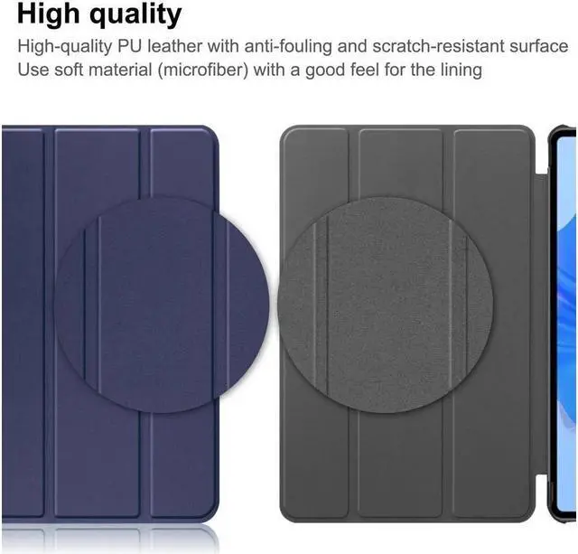 Alt view image 7 of 7 - BONAEVER Huawei MatePad Pro 11 inch 2022 Case Slim Stand andard Back Shell Protective Smart Cover with Universal Stylus Pen