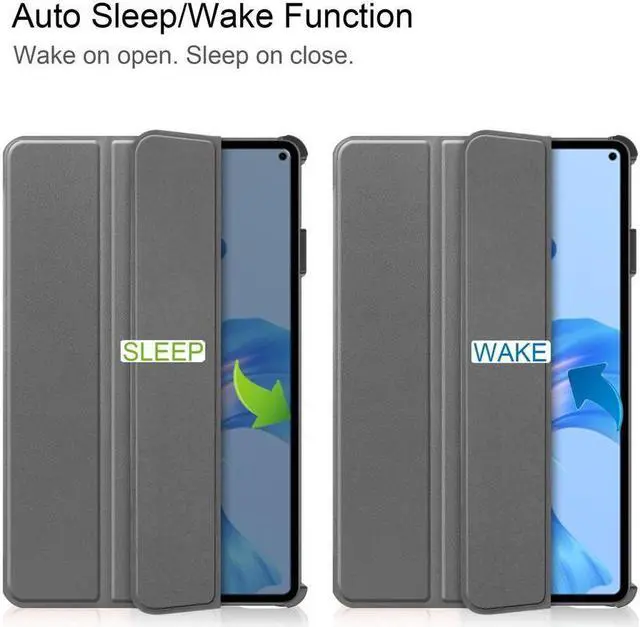 Alt view image 2 of 7 - BONAEVER Huawei MatePad Pro 11 inch 2022 Case Slim Stand andard Back Shell Protective Smart Cover with Universal Stylus Pen