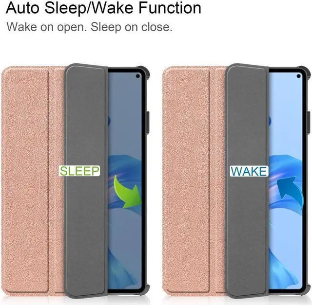 Alt view image 2 of 7 - BONAEVER Huawei MatePad Pro 11 inch 2022 Case Slim Stand andard Back Shell Protective Smart Cover with Universal Stylus Pen