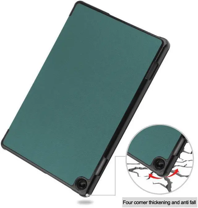Alt view image 4 of 7 - BONAEVER Case for Lenovo Tab M10 3rd Gen 10.1 inch 2022 TB-328F Slim Shell Tri-Fold Magnetic protective Stand Cover with Auto Sleep/Wake
