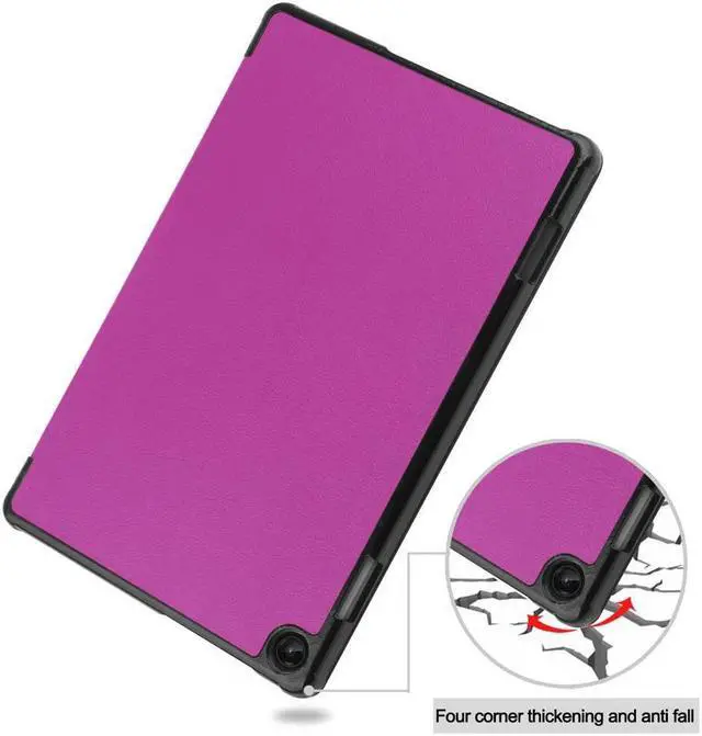 Alt view image 4 of 7 - BONAEVER Case for Lenovo Tab M10 3rd Gen 10.1 inch 2022 TB-328F Slim Shell Tri-Fold Magnetic protective Stand Cover with Auto Sleep/Wake