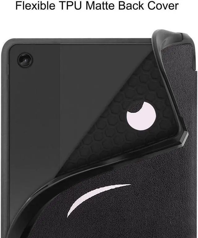 Alt view image 4 of 7 - BONAEVER For Lenovo Tab M10 Plus Case 10.6 Inch 2022 3rd Gen with Pen Holder Slim Stand Hard Back Shell Protective Smart Cover Case for Lenovo Tab M10 Plus 10.6" 2022 Release with Universal Stylus Pen