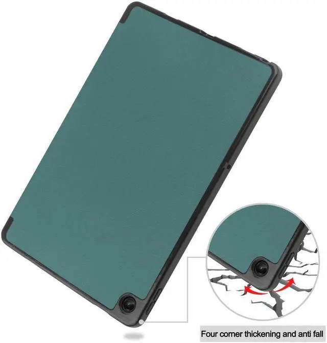 Alt view image 3 of 7 - BONAEVER For Lenovo Tab M10 Plus Case 10.6 Inch 2022 3rd Gen with Pen Holder Slim Stand Hard Back Shell Protective Smart Cover Case for Lenovo Tab M10 Plus 10.6" 2022 Release with Universal Stylus Pen