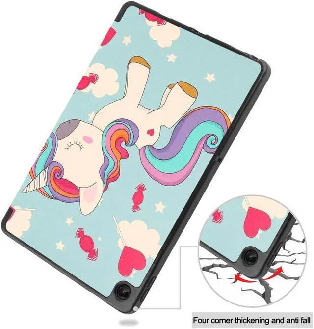 Alt view image 6 of 7 - BONAEVER For Lenovo Tab M10 Plus Case 10.6 Inch 2022 3rd Gen with Pen Holder Slim Stand Hard Back Shell Protective Smart Cover Case for Lenovo Tab M10 Plus 10.6" 2022 Release with Universal Stylus Pen