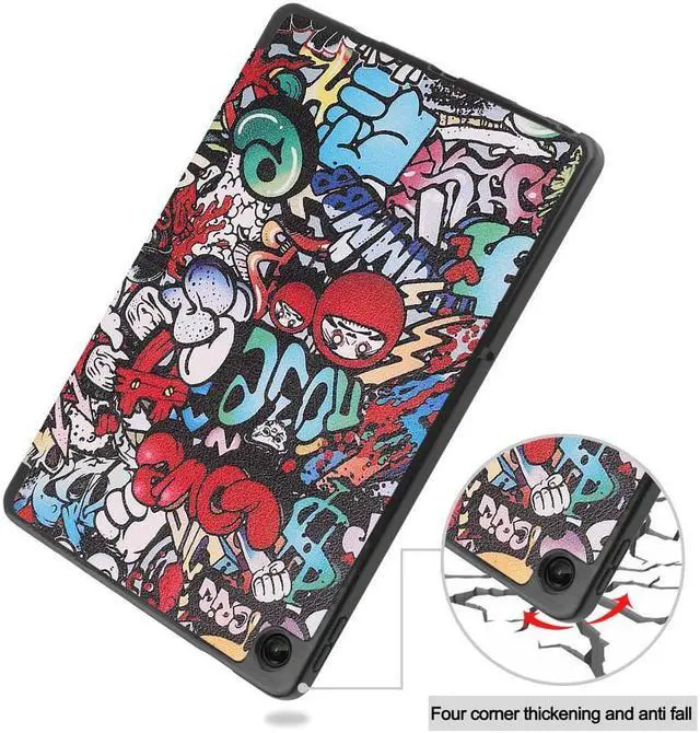Alt view image 5 of 7 - BONAEVER For Lenovo Tab M10 Plus Case 10.6 Inch 2022 3rd Gen with Pen Holder Slim Stand Hard Back Shell Protective Smart Cover Case for Lenovo Tab M10 Plus 10.6" 2022 Release with Universal Stylus Pen