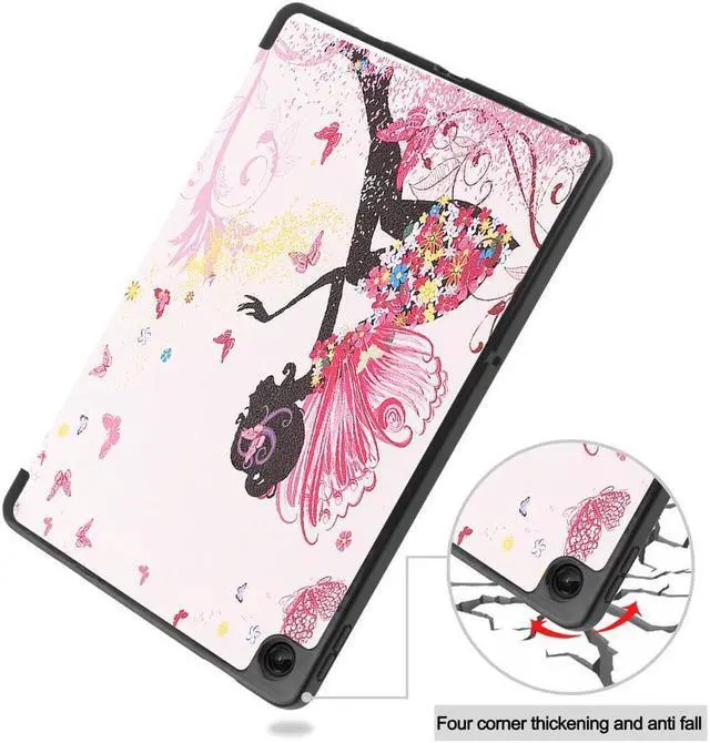 Alt view image 4 of 6 - BONAEVER For Lenovo Tab M10 Plus Case 10.6 Inch 2022 3rd Gen with Pen Holder Slim Stand Hard Back Shell Protective Smart Cover Case for Lenovo Tab M10 Plus 10.6" 2022 Release with Universal Stylus Pen