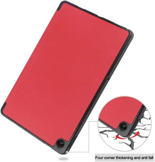Alt view image 6 of 7 - BONAEVER For Lenovo Tab M10 Plus Case 10.6 Inch 2022 3rd Gen with Pen Holder Slim Stand Hard Back Shell Protective Smart Cover Case for Lenovo Tab M10 Plus 10.6" 2022 Release with Universal Stylus Pen