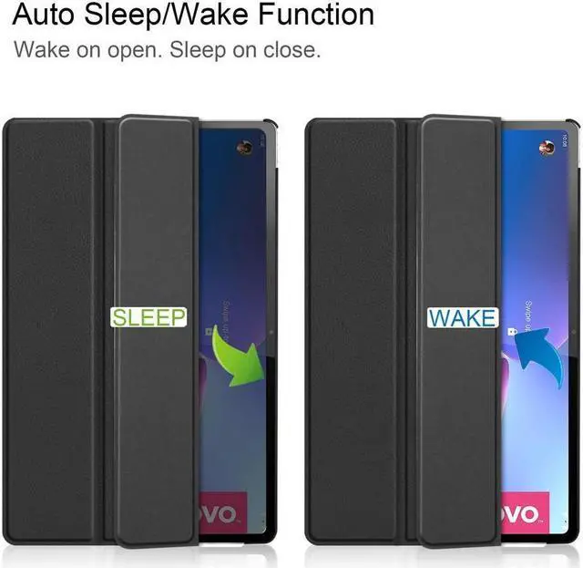 Alt view image 2 of 7 - BONAEVER Case for Lenovo Tab P12 Pro 12.6 inch 2021 Slim Shell Stand Cover with Auto Sleep Wake for Lenovo Tab P12 Pro 12.6" Model TB-Q706F TB-Q706Z