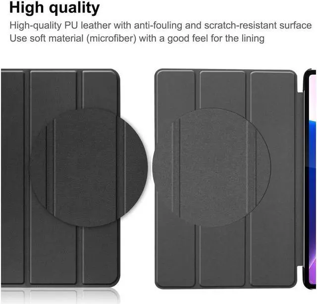 Alt view image 7 of 7 - BONAEVER Case for Lenovo Tab P12 Pro 12.6 inch 2021 Slim Shell Stand Cover with Auto Sleep Wake for Lenovo Tab P12 Pro 12.6" Model TB-Q706F TB-Q706Z