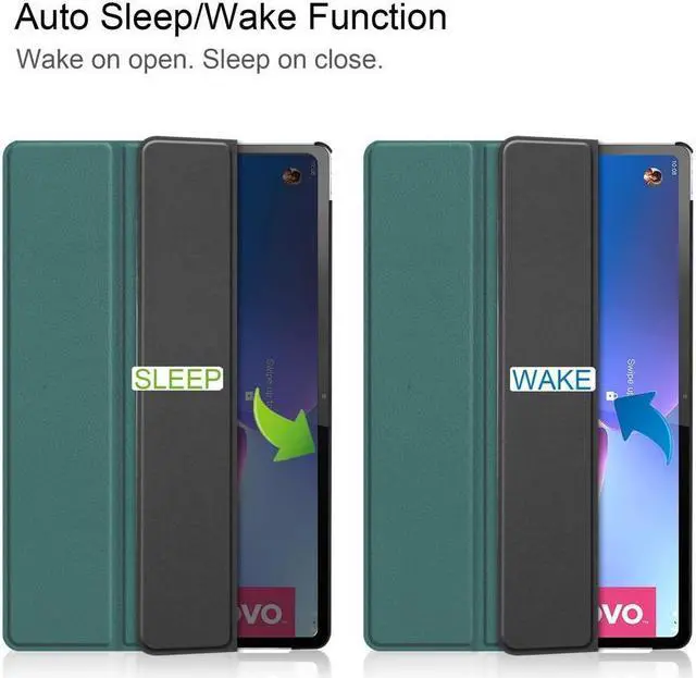 Alt view image 5 of 7 - BONAEVER Case for Lenovo Tab P12 Pro 12.6 inch 2021 Slim Shell Stand Cover with Auto Sleep Wake for Lenovo Tab P12 Pro 12.6" Model TB-Q706F TB-Q706Z