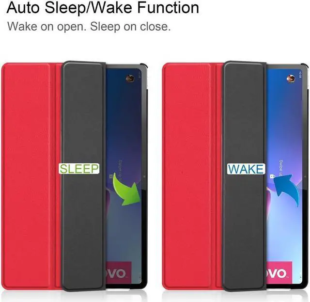 Alt view image 2 of 7 - BONAEVER Case for Lenovo Tab P12 Pro 12.6 inch 2021 Slim Shell Stand Cover with Auto Sleep Wake for Lenovo Tab P12 Pro 12.6" Model TB-Q706F TB-Q706Z