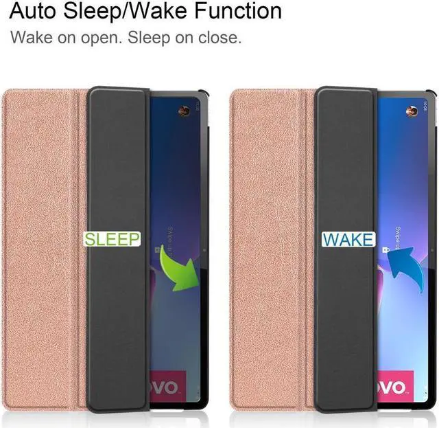 Alt view image 2 of 7 - BONAEVER Case for Lenovo Tab P12 Pro 12.6 inch 2021 Slim Shell Stand Cover with Auto Sleep Wake for Lenovo Tab P12 Pro 12.6" Model TB-Q706F TB-Q706Z