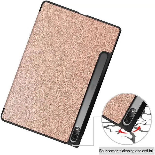Alt view image 5 of 7 - BONAEVER Case for Lenovo Tab P12 Pro 12.6 inch 2021 Slim Shell Stand Cover with Auto Sleep Wake for Lenovo Tab P12 Pro 12.6" Model TB-Q706F TB-Q706Z