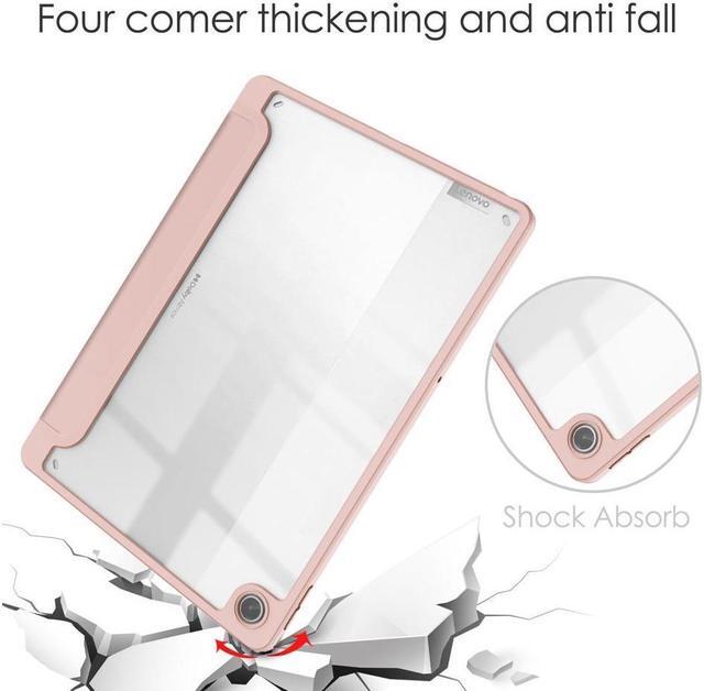 Alt view image 6 of 7 - Case For Lenovo Tab M10 Plus 10.6 Inch 2022 3rd Gen with Pencil Holder, Shockproof Cover Clear Transparent Back Shell, Auto Wake/Sleep for Lenovo Tab M10 Plus 10.6" 2022 with Universal Stylus Pen