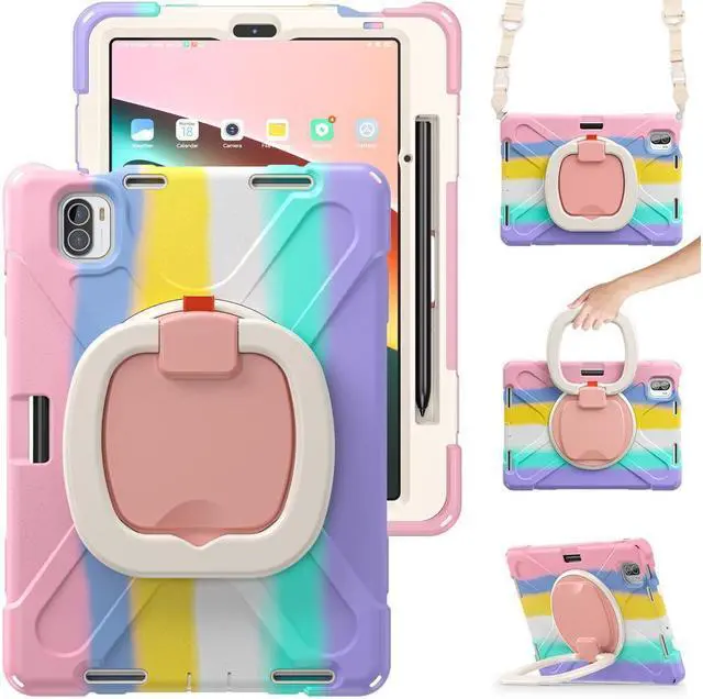 Main image of BONAEVER Protective Case for Xiaomi Mi Pad 5 / MiPad 5 Pro 11 inch 2021 Shockproof Protective Cover with S Pen Holder + Stand and + Handle + Shoulder Strap