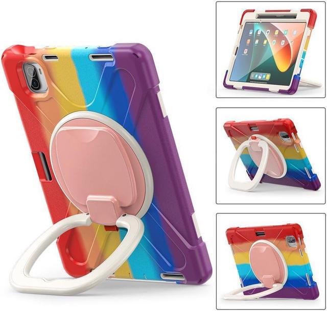 Alt view image 5 of 7 - BONAEVER Protective Case for Xiaomi Mi Pad 5 / MiPad 5 Pro 11 inch 2021 Shockproof Protective Cover with S Pen Holder + Stand and + Handle + Shoulder Strap