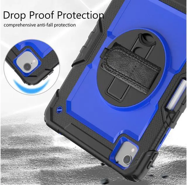 Alt view image 2 of 7 - BONAEVER Case for iPad Pro 11 inch 2022 2021 2020 2018 iPad Air 5 Air 4 10.9 2022 2020 Protective Cover with Screen Protector Pencil Holder with Hand Strap