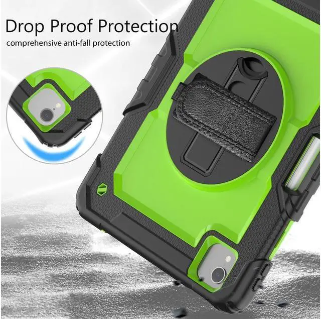 Alt view image 7 of 7 - BONAEVER Case for iPad Pro 11 inch 2022 2021 2020 2018 iPad Air 5 Air 4 10.9 2022 2020 Protective Cover with Screen Protector Pencil Holder with Hand Strap