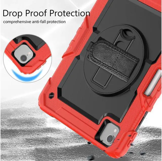 Alt view image 7 of 7 - BONAEVER Case for iPad Pro 11 inch 2022 2021 2020 2018 iPad Air 5 Air 4 10.9 2022 2020 Protective Cover with Screen Protector Pencil Holder with Hand Strap