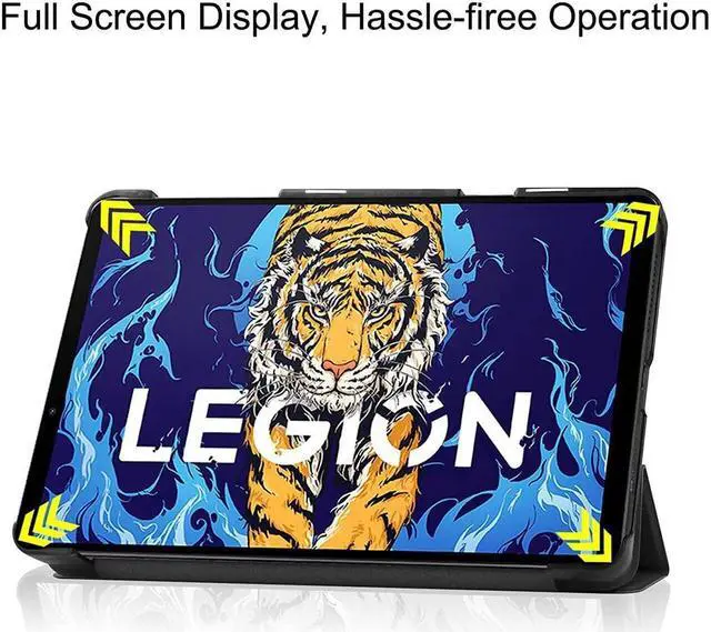 Alt view image 5 of 7 - BONAEVER Case for Lenovo Legion Y700 8.8 inch TB-9707F Tri Fold Slim Hard Shell Protective Smart Cover with Stand for Lenovo Legion Y700