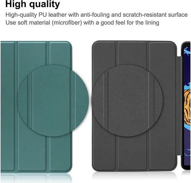 Alt view image 4 of 7 - BONAEVER Case for Lenovo Legion Y700 8.8 inch TB-9707F Tri Fold Slim Hard Shell Protective Smart Cover with Stand for Lenovo Legion Y700