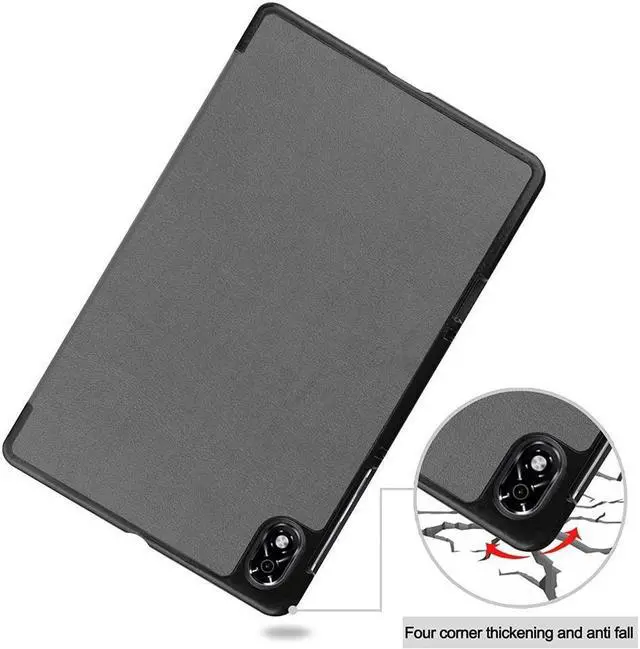 Alt view image 2 of 7 - BONAEVER Case for Lenovo Legion Y700 8.8 inch TB-9707F Tri Fold Slim Hard Shell Protective Smart Cover with Stand for Lenovo Legion Y700