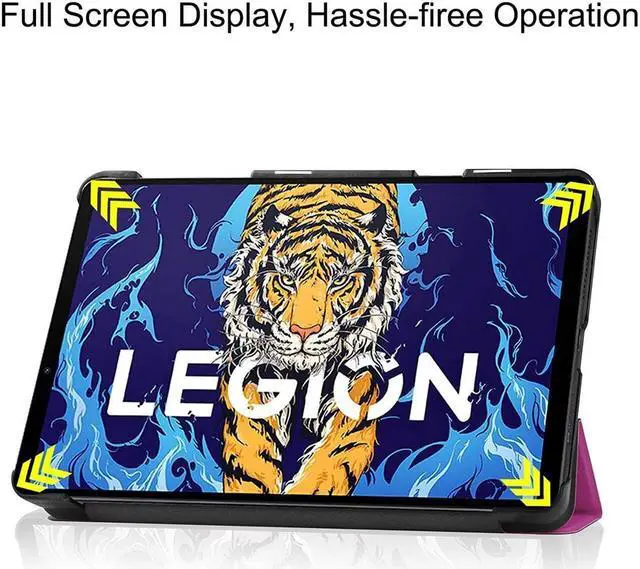Alt view image 3 of 7 - BONAEVER Case for Lenovo Legion Y700 8.8 inch TB-9707F Tri Fold Slim Hard Shell Protective Smart Cover with Stand for Lenovo Legion Y700