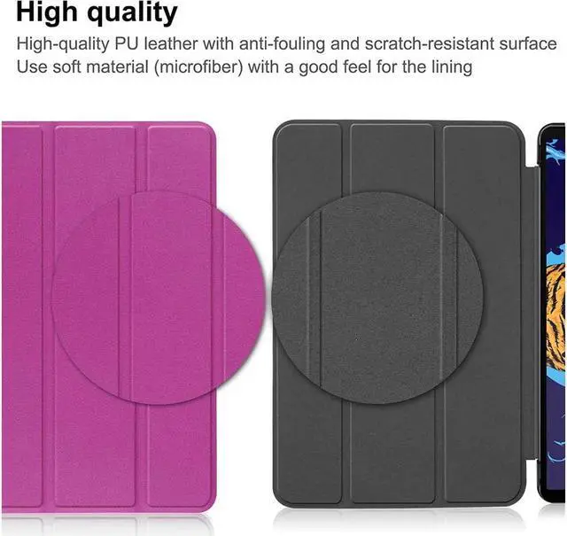 Alt view image 2 of 7 - BONAEVER Case for Lenovo Legion Y700 8.8 inch TB-9707F Tri Fold Slim Hard Shell Protective Smart Cover with Stand for Lenovo Legion Y700