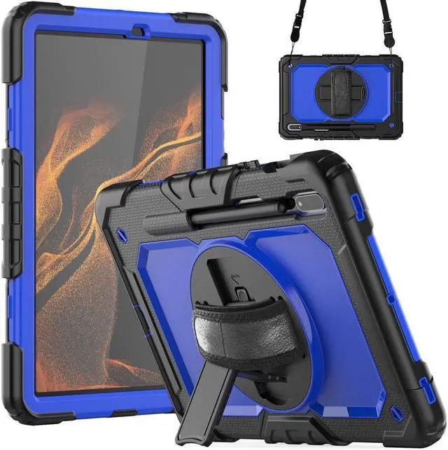 Main image of BONAEVER For Galaxy Tab S8 2022 / Tab S7 2020 11 Inch Case (SM-X700/706/T870/T875) with S Pen Holder Rugged Shockproof Rotating Stand and Protective Cover for Galaxy Tab S8 / S7 11"