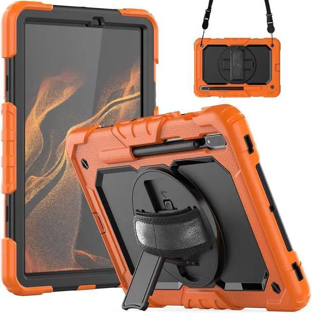 Main image of BONAEVER For Galaxy Tab S8 2022 / Tab S7 2020 11 Inch Case (SM-X700/706/T870/T875) with S Pen Holder Rugged Shockproof Rotating Stand and Protective Cover for Galaxy Tab S8 / S7 11"