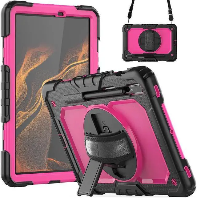 Main image of BONAEVER For Galaxy Tab S8 2022 / Tab S7 2020 11 Inch Case (SM-X700/706/T870/T875) with S Pen Holder Rugged Shockproof Rotating Stand and Protective Cover for Galaxy Tab S8 / S7 11"