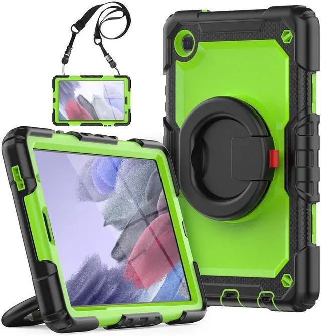 Main image of BONAEVER Case For Samsung Galaxy Tab A7 Lite Case 8.7 inch with Screen Protector Pen Holder Shockproof Hard Protective Kids Cover for Galaxy Tab A7 Lite 2021 SM-T220/T225/T227 with Rotatable Stand