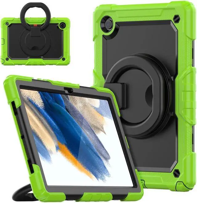Main image of Case For Samsung Galaxy Tab Tab A8 10.5 inch 2022 with Screen Protector and Pen Holder, Shockproof Hard Protective Kids Cover for Galaxy Tab A8 10.5 inch SM-X200 SM-X205 SM-X207 with Rotatable Stand
