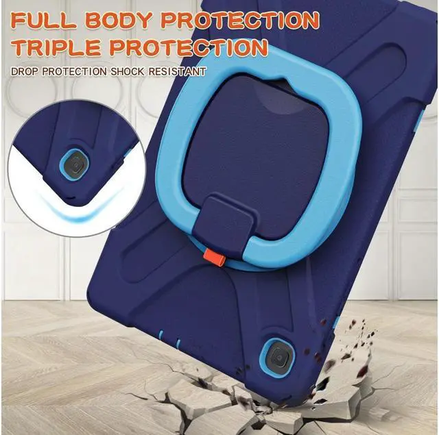 Alt view image 4 of 7 - BONAEVER For Samsung Tab S6 Lite 10.4 Inch 2020 2022 Case Shockproof Cover with 360 Rotating Stand /Hand StrapShoulder Strap Pen Holder for Galaxy S6 lite SM-P610 SM-P613 SM-P615 SM-P619