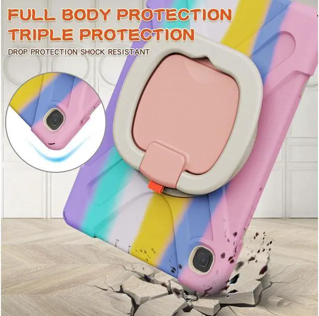 Alt view image 3 of 7 - BONAEVER For Samsung Tab S6 Lite 10.4 Inch 2020 2022 Case Shockproof Cover with 360 Rotating Stand /Hand StrapShoulder Strap Pen Holder for Galaxy S6 lite SM-P610 SM-P613 SM-P615 SM-P619