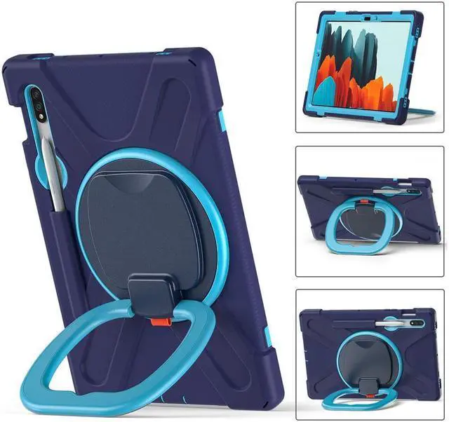 Alt view image 2 of 7 - BONAEVER Case for Samsung Galaxy Tab S7 11 Inch 2020 Shockproof Cover with Pen Holder Stand and Shoulder Strap for Samsung Tab S7 11 Inch 2020 SM-T870 SM-T875 SM-T876