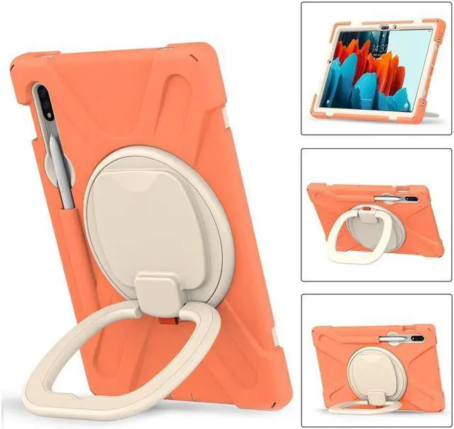 Alt view image 2 of 7 - BONAEVER Case for Samsung Galaxy Tab S7 11 Inch 2020 Shockproof Cover with Pen Holder Stand and Shoulder Strap for Samsung Tab S7 11 Inch 2020 SM-T870 SM-T875 SM-T876
